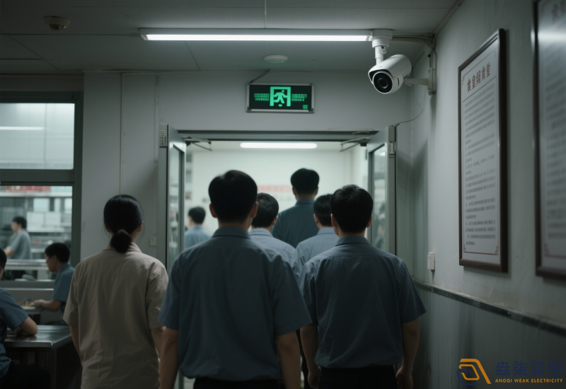 工廠食堂安裝球機的作用